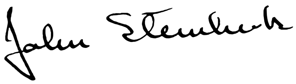 John Steinbeck signature